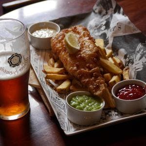 Homemade Beer Battered Fish & Chips