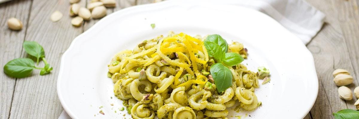 Pistachio Basil Pesto & Lemon Pasta recipe