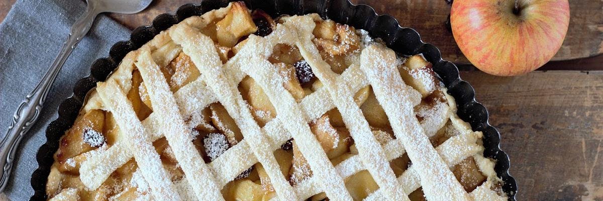Apple & Cranberry Pie recipe