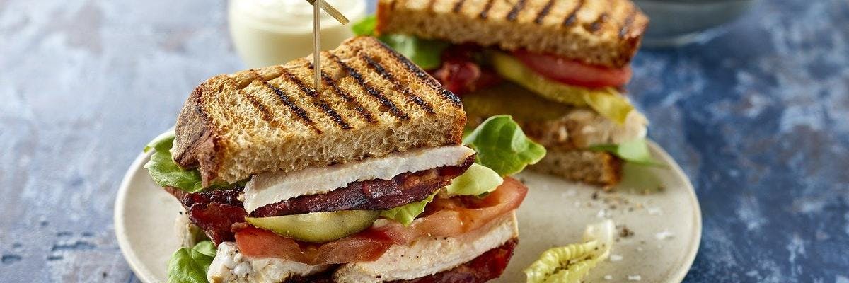 Grilled Chicken & Bacon Sandwich recipe