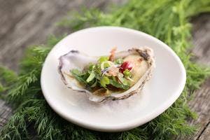 Elegant Oysters with Crispy Onion & Caviar
