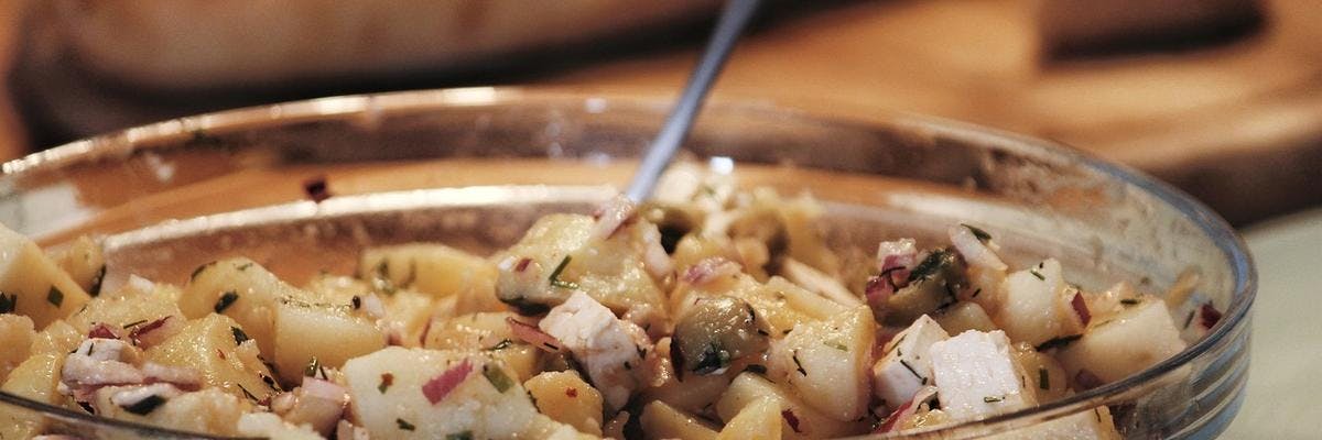 Potato Salad with Feta recipe