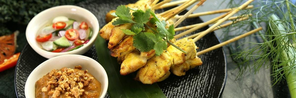 Satay Chicken Skewers recipe