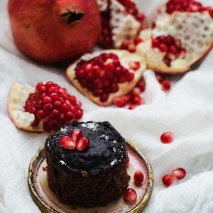 Dark Chocolate & Pomegranate Pudding