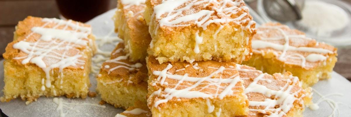 Lemon Drizzle Tray Bake recipe