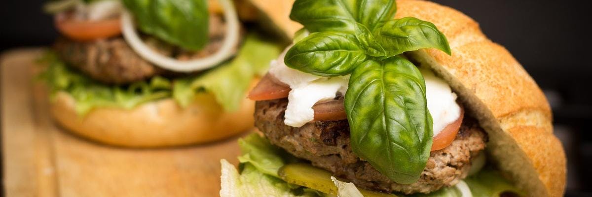Veggie Burger in Ciabatta Rolls recipe