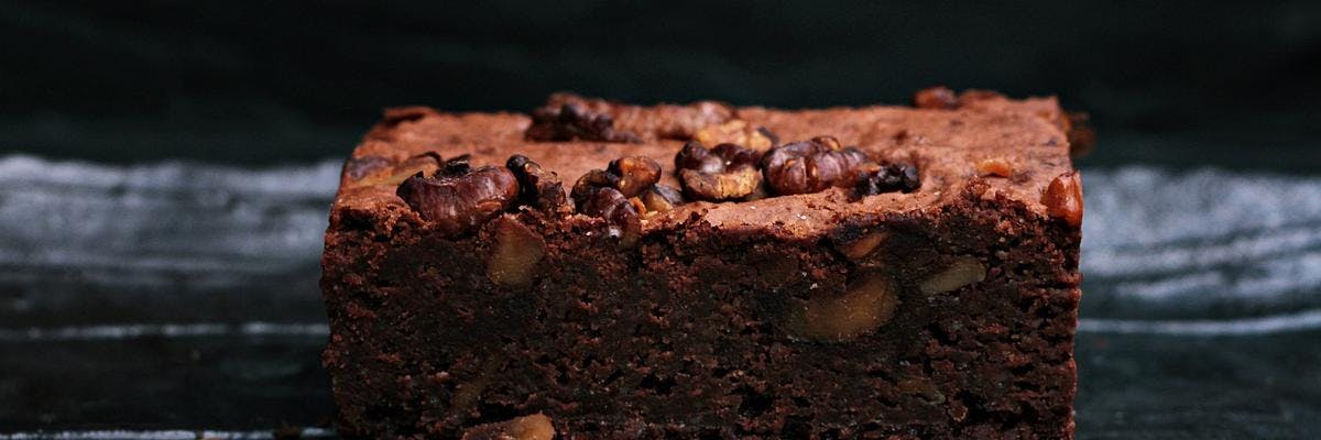 Luscious Nutty Chocolate Brownies recipe