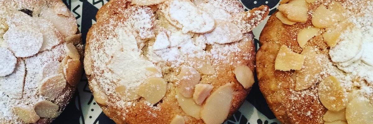 Flaked Almond Cupcakes recipe