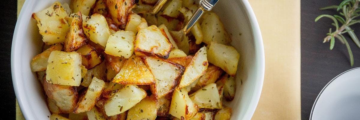 Golden Roasted New Potatoes recipe