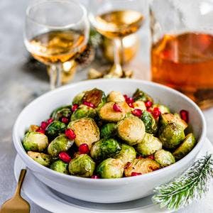 Pomegranate Brussels Sprouts