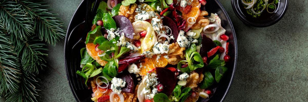 Winter Salad with Blue Cheese & Citrus recipe