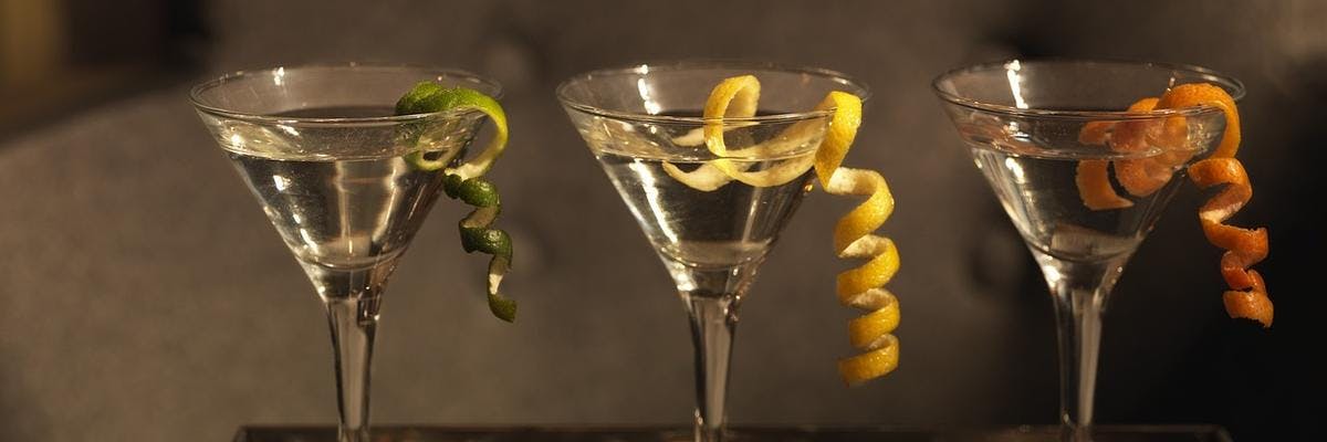 Dry Martini with a Twist recipe