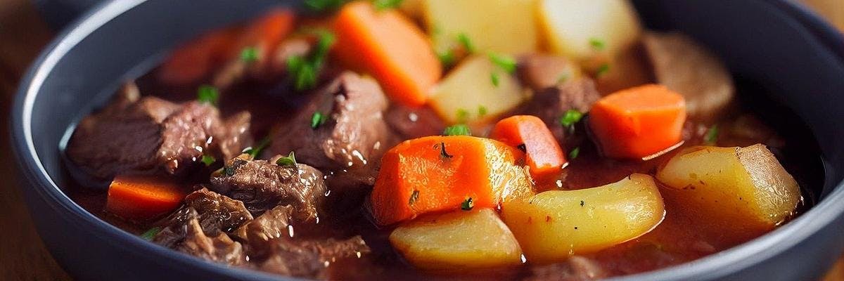 Classic Beef Stew With Carrots and Potatoes recipe
