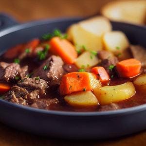 Classic Beef Stew With Carrots and Potatoes