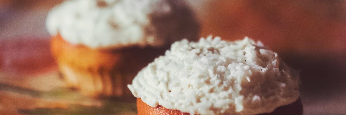 Sweet Brioche Cupcakes with Coconut Icing recipe