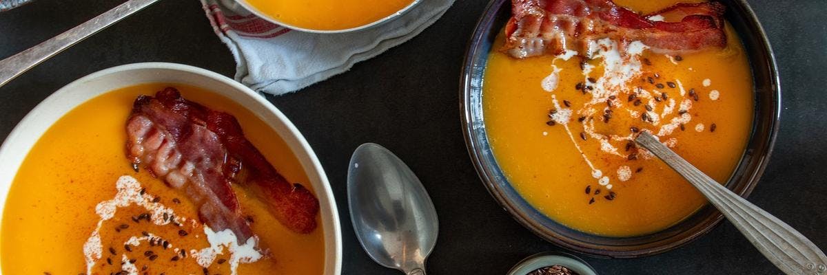 Bacon & Butternut Squash Soup recipe