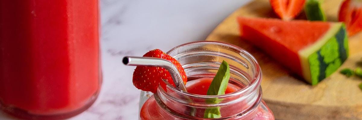 Refreshing Strawberry & Watermelon Juice recipe