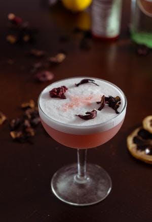 Rose & Blood Orange Cocktail