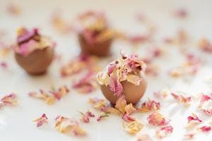 Rose Infused Chocolate Praline Balls