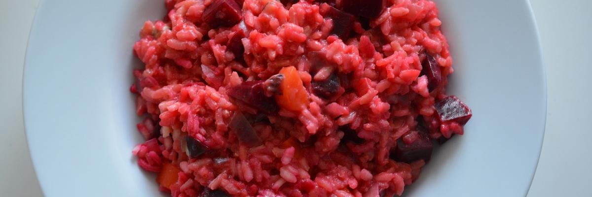 Beetroot & Carrot Risotto recipe