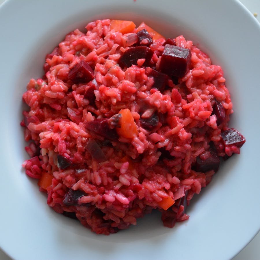 Beetroot & Carrot Risotto
