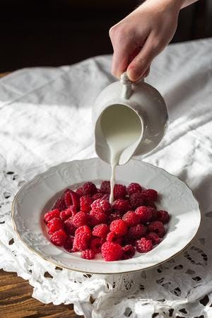 Homemade Raspberry Cream