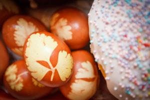 Herb-Stencilled Hard-Boiled Easter Eggs