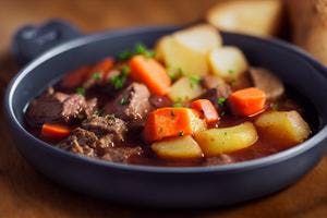 Classic Beef Stew With Carrots and Potatoes